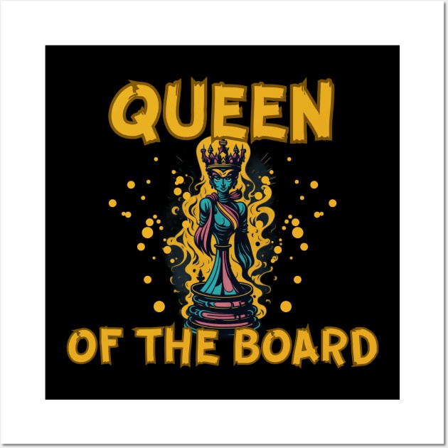 Chess - Queen of the board Wall Art by William Faria